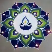 diwali rangoli simple